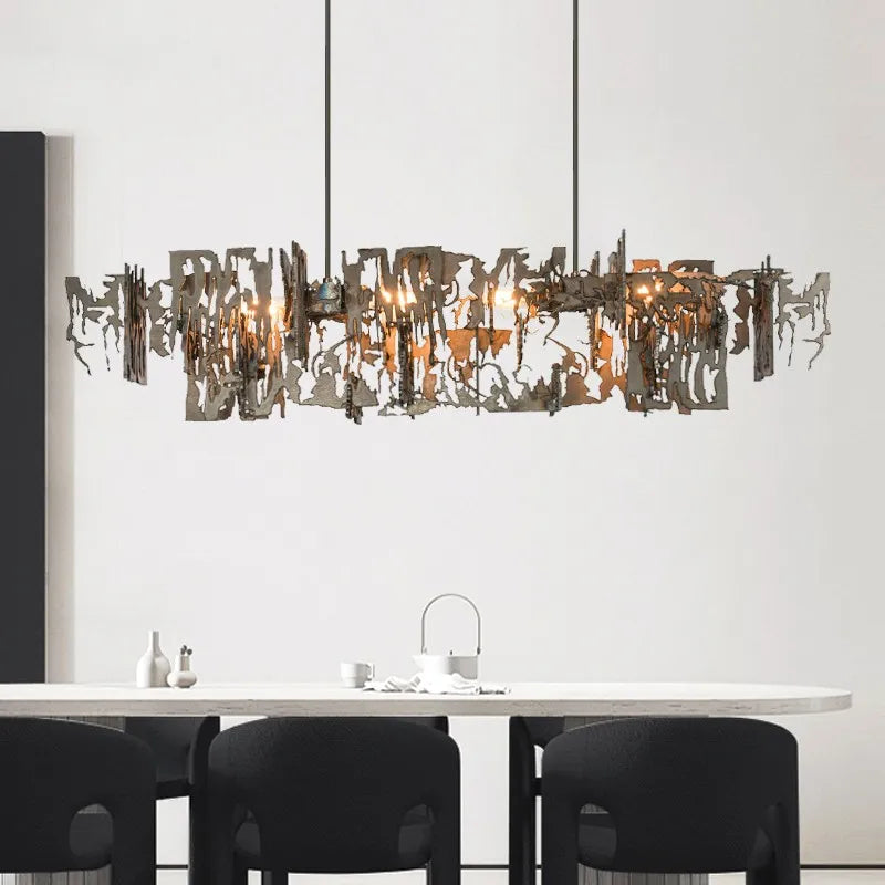 lustre post-moderne artistique pour restaurant éclairage décoratif de table - vue 2 sur 6