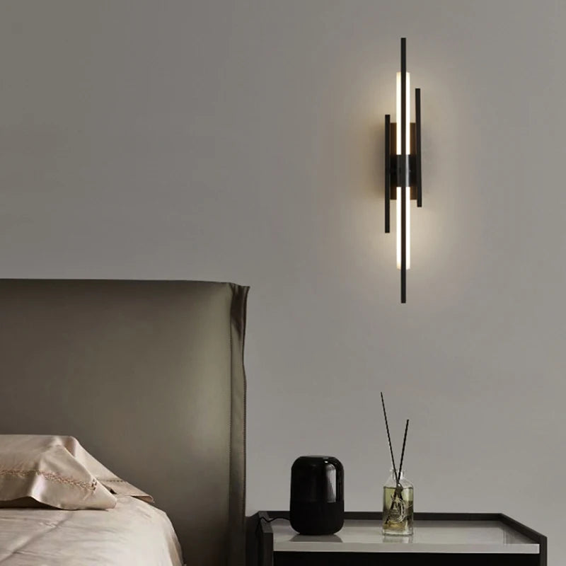 applique murale led minimaliste acrylique style art déco - vue 5 sur 14