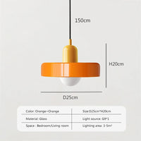 lampe suspendue nordique en verre pour décoration intérieure