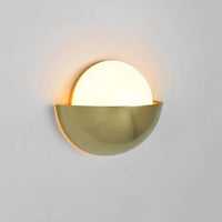 Applique murale Led rétro européenne dorée