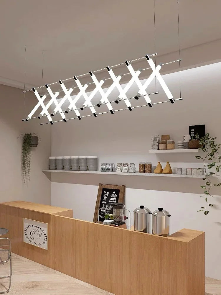suspension led pour restaurant et cuisine design moderne - vue 3 sur 6