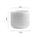 moule en silicone moderne pour pot de fleurs en béton léger et luxueux