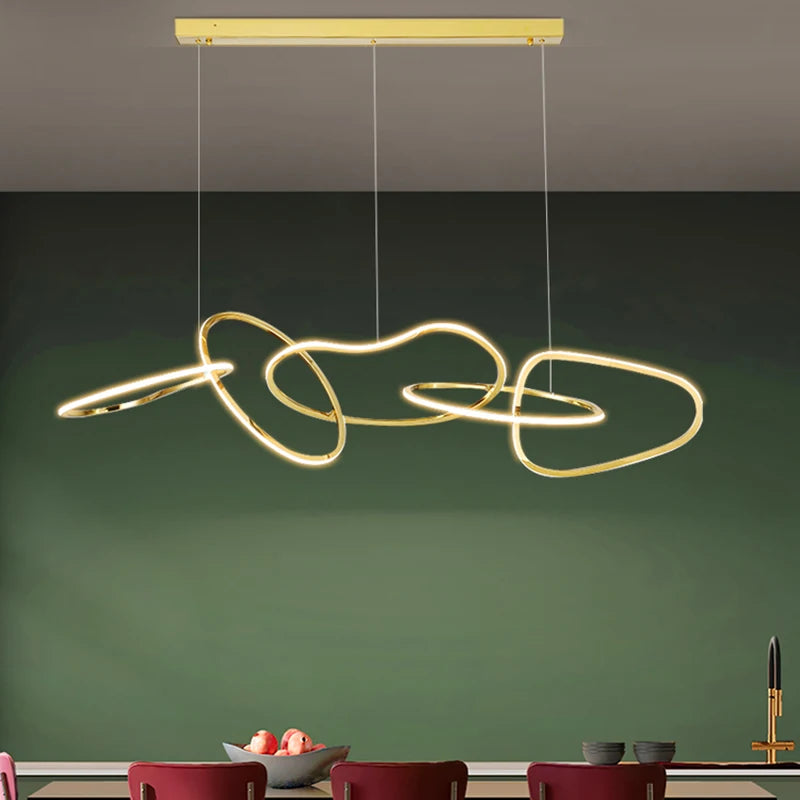 Chambre moderne salle à manger décorative led plafonniers lampes suspendues éclairage intérieur éclairage intérieur plafonnier lustre