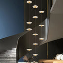 lustre moderne à led pour éclairage intérieur décoratif