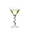 Verres martini incurvés design créatif pour bar maison