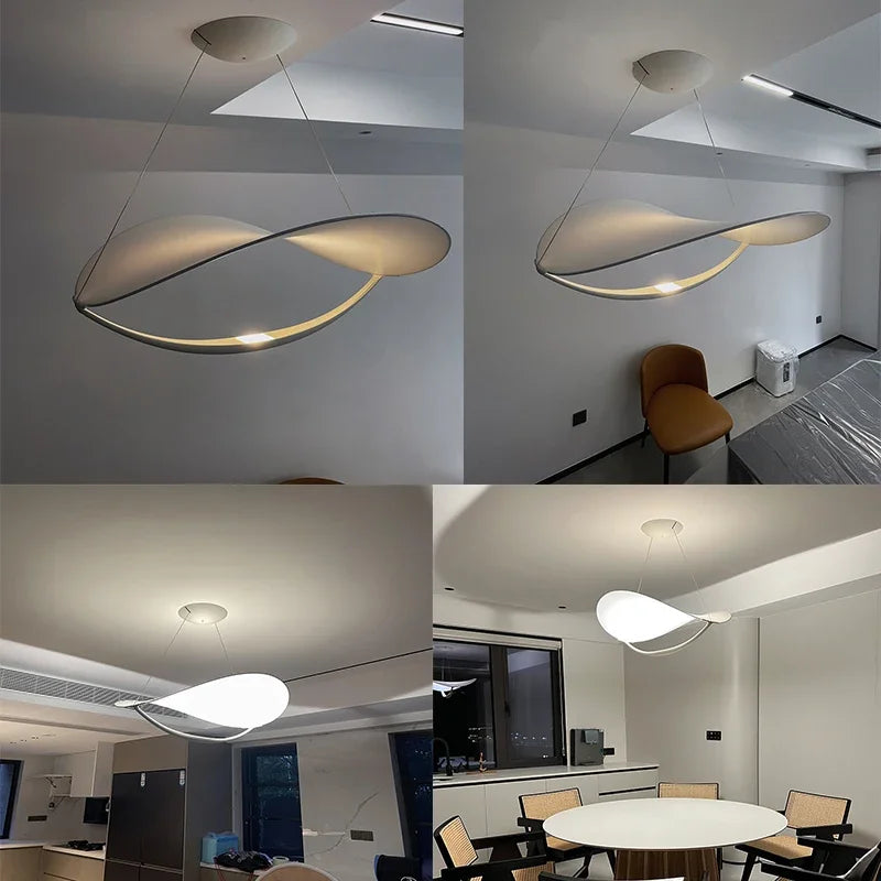 Lustre led en métal design italien moderne décorative