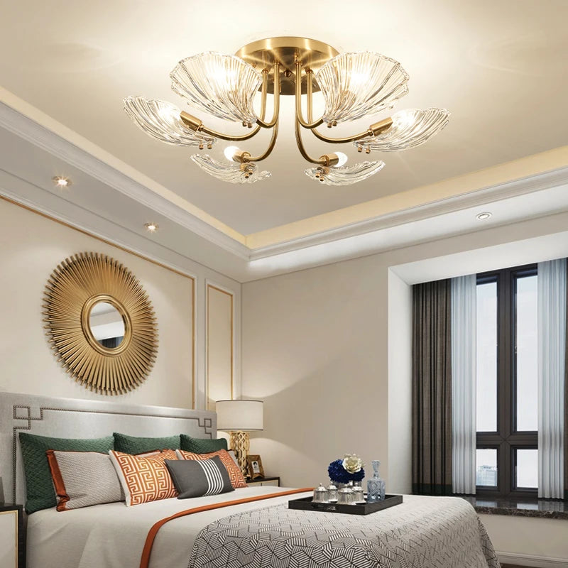 lustres en cuivre modernes pour un éclairage intérieur élégant - vue 5 sur 10