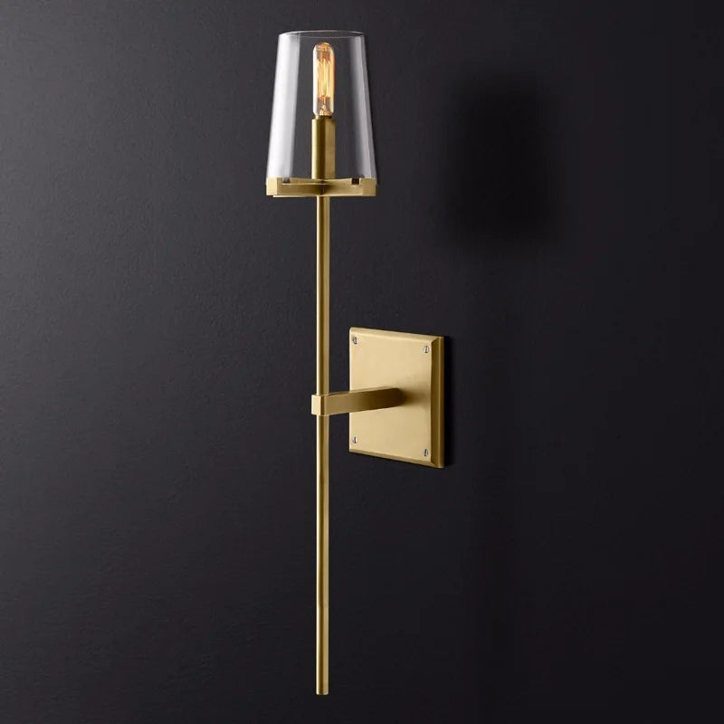 applique murale led en verre pour éclairage intérieur moderne - vue 5 sur 10