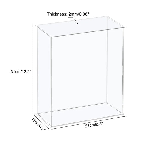 vitrine en acrylique pour objets de collection et organisation