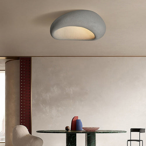 Plafonnier design incurvé style japonais Akane