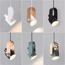 Nordique LED Suspension Lumière Macaron Fer Suspension Pour Chambre Salon Étude Chevet Salle À Manger Luminaire Lustre