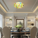 plafonnier led tiffany style bohème pour un éclairage coloré