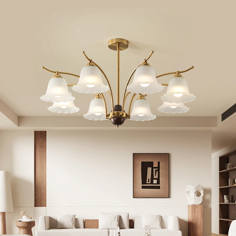 lustre rétro élégant pour un éclairage classique et raffiné - vue 5 sur 9