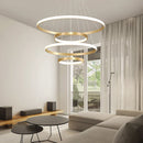 lustre moderne nordique avec télécommande et design épuré