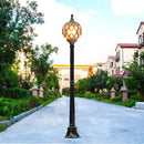 lampadaire de jardin à tête unique en led décoratif