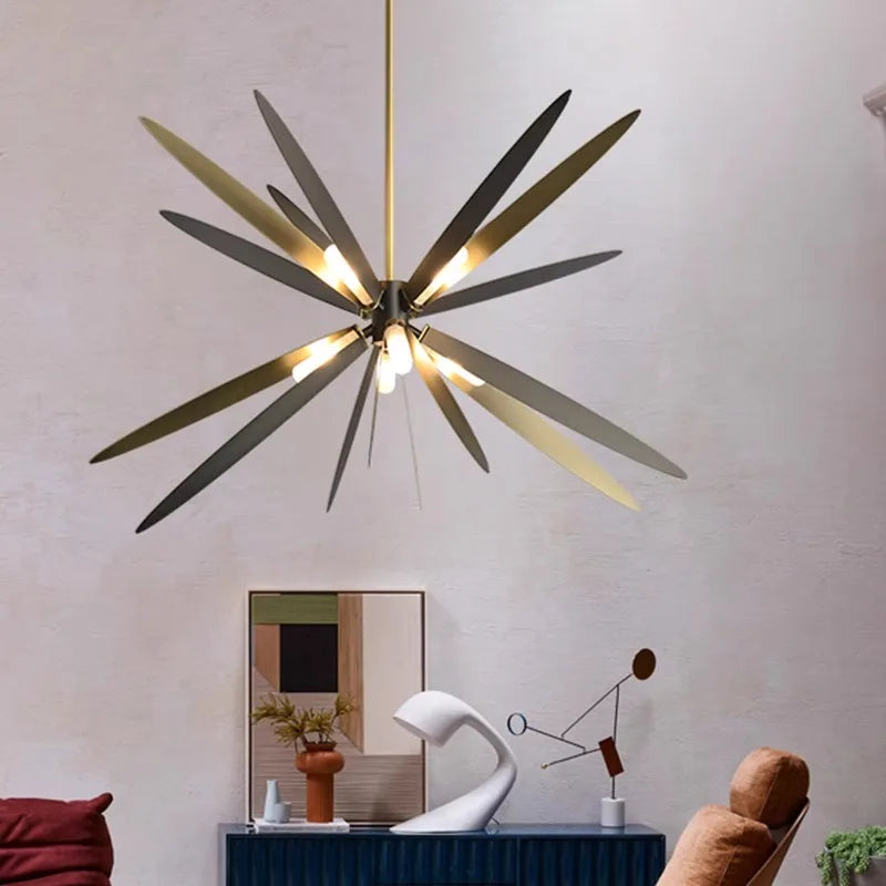lustre led suspendu décoratif pour éclairage intérieur moderne - vue 3 sur 7