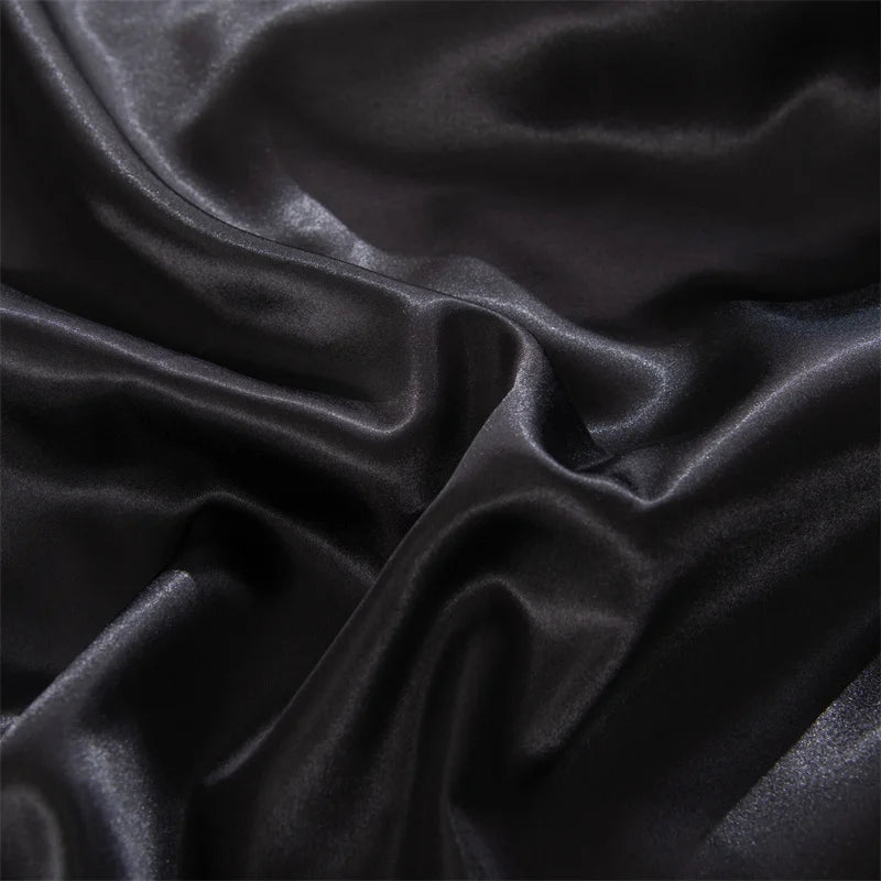 drap-housse haut de gamme en satin de luxe élastique
