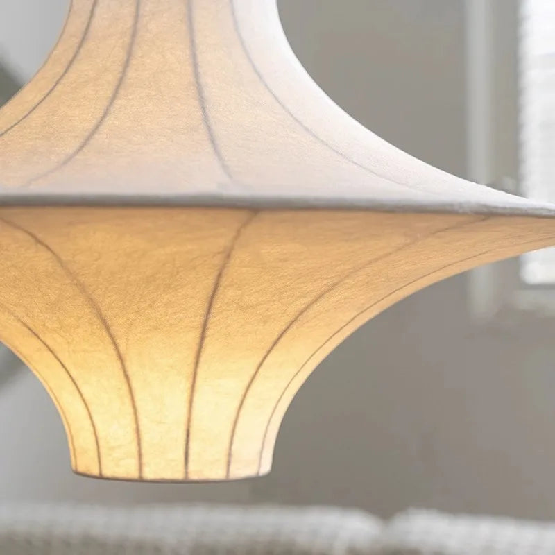 Suspension Led en soie Wabi Sabi - vue 5 sur 8