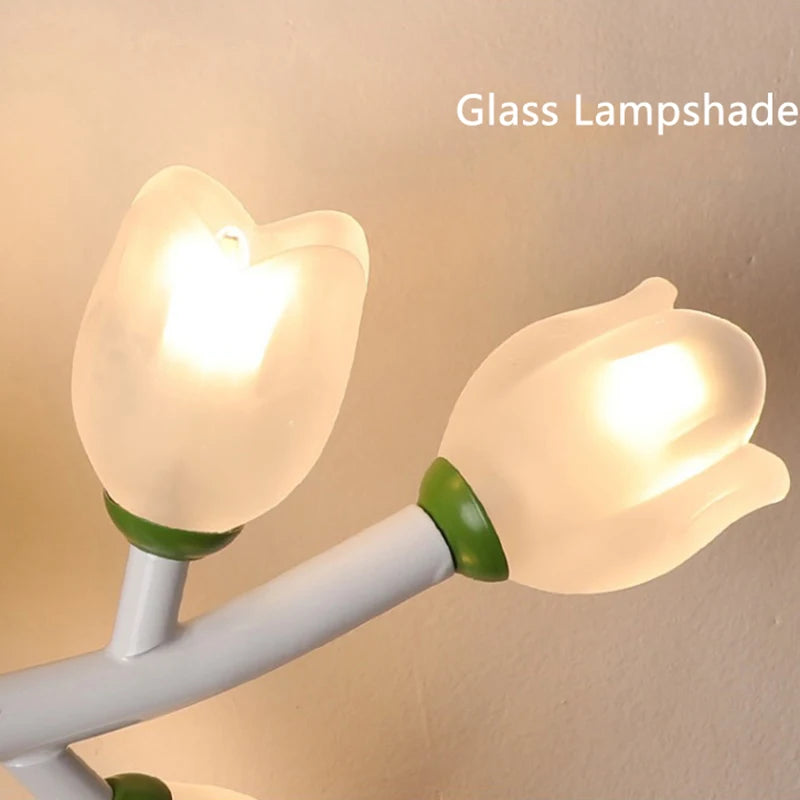 applique murale led g4 fille lapin fleur pour enfants - vue 6 sur 22
