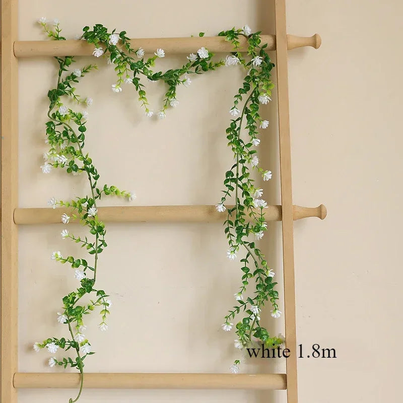 plantes artificielles eucalyptus gypsophile décoration d'hôtel et hall - vue 9 sur 12