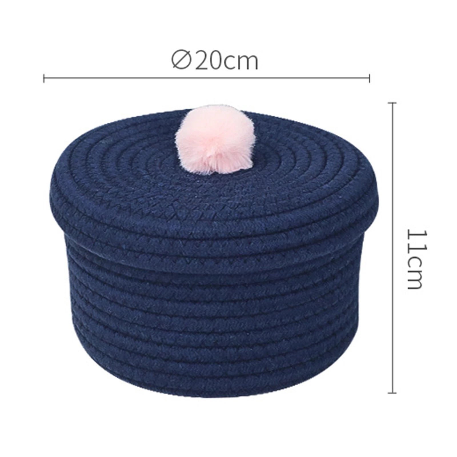 panier en coton tissé à la main pour rangement décoratif - vue 16 sur 15