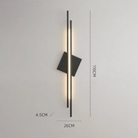 applique murale en cuivre pour décoration murale moderne et éclairage LED