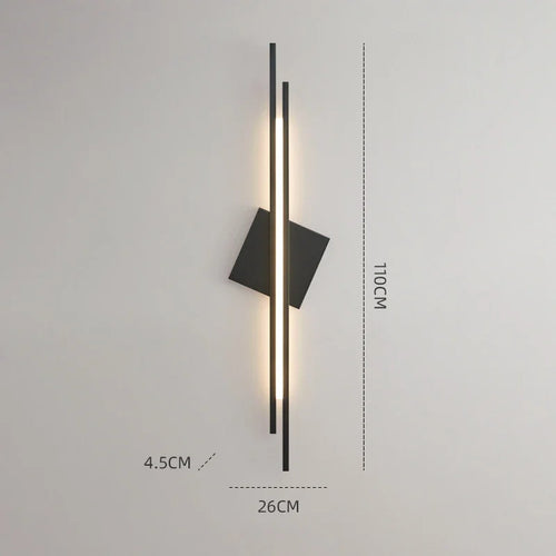 applique murale en cuivre pour décoration murale moderne et éclairage LED