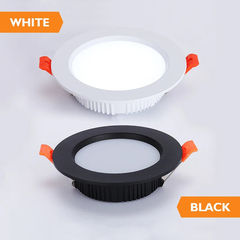 Spot LED encastré aluminium épais blanc naturel pour éclairage intérieur - vue 6 sur 8