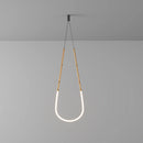 lustre linéaire à led design en acier inoxydable minimaliste