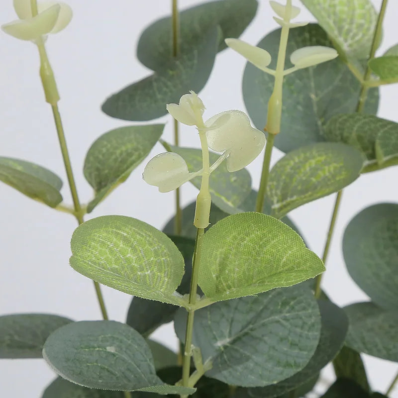 décoration de table branches d eucalyptus plantes artificielles pour mariage - vue 5 sur 7