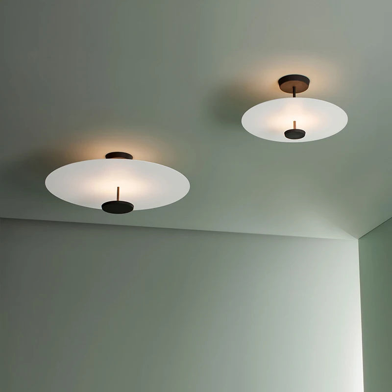lustre rond avec télécommande gradation pour déco art salon