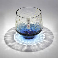 verre japonais motif ciel étoilé pour thé whisky