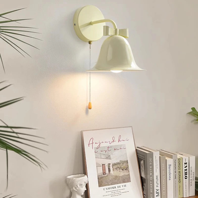 applique murale en forme de corne avec interrupteur led - vue 4 sur 9