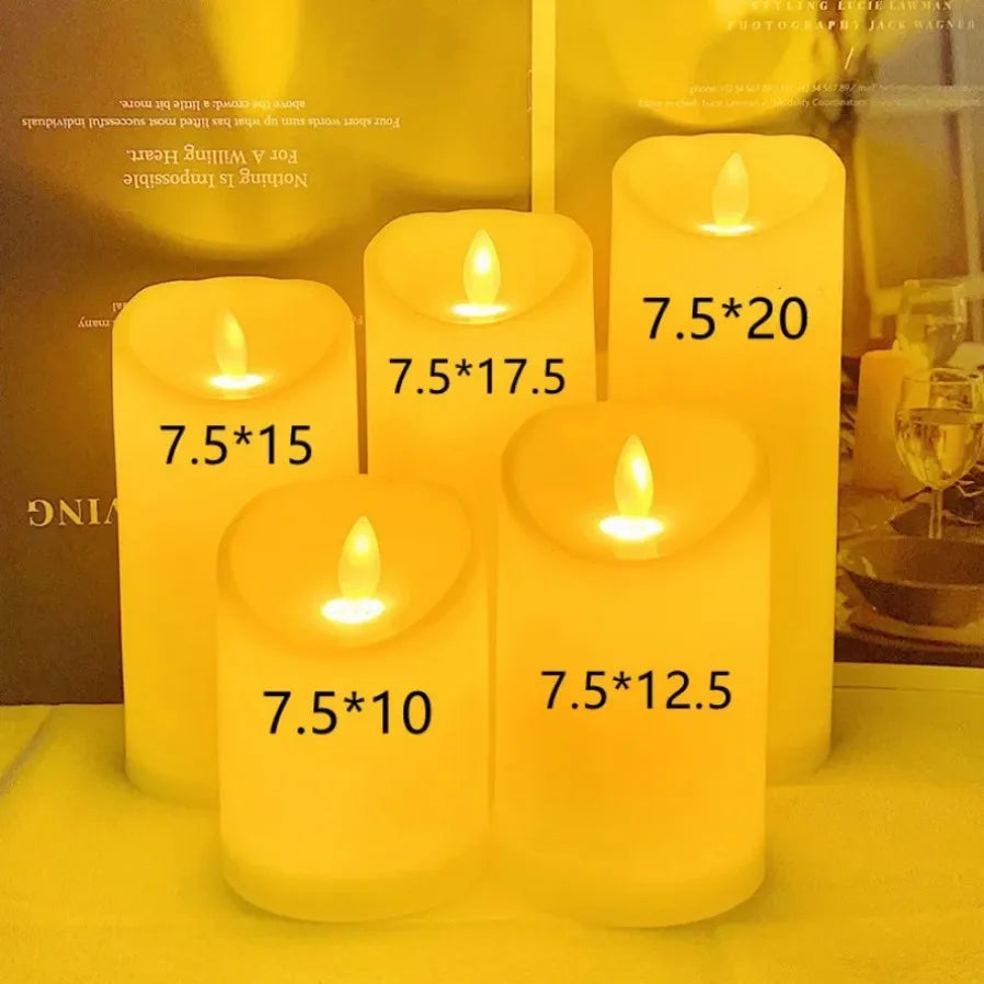 lampe à bougie électrique sans flamme pour décorations de mariage et fêtes - vue 4 sur 14
