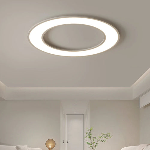 Plafonnier Circulaire Ultra-mince moderne à LEDs lumières pour salon éclairage intérieur décor à la maison Luminaria cuisine chambre