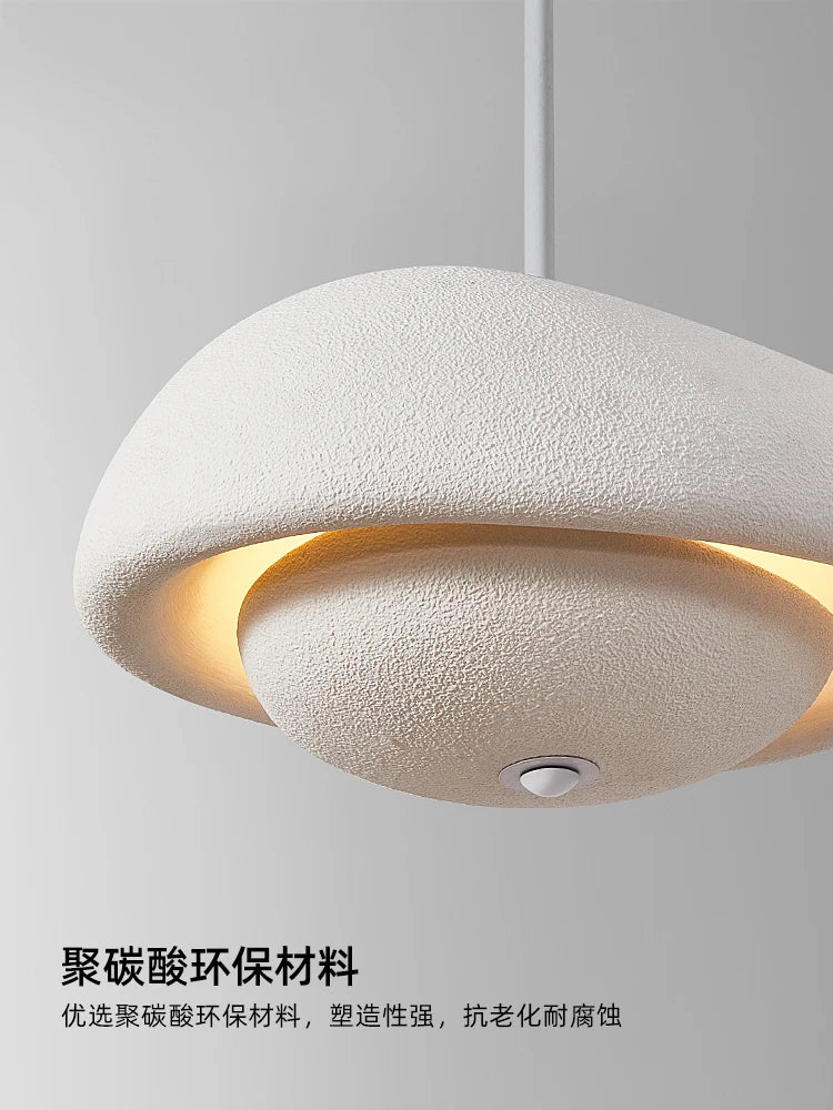 lustre moderne wabi-sabi design pour atmosphère créative et décorative - vue 5 sur 8