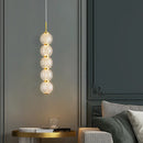 suspension led en acrylique transparent hauteur réglable
