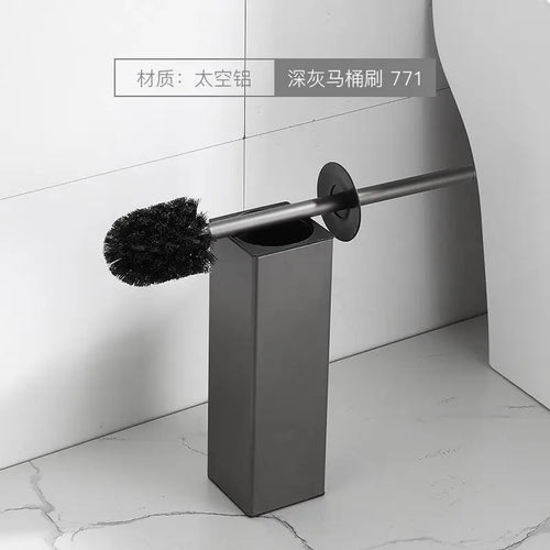brosse de toilette avec support pour salle de bain