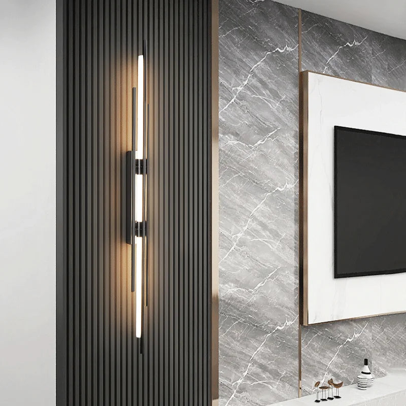 Nordique LED Ligne Applique De Luxe Art Designer Applique Escalier Allée Lumière Salon Chambre Restaurant Décor Luminaire 6pa - vue 5 sur 10