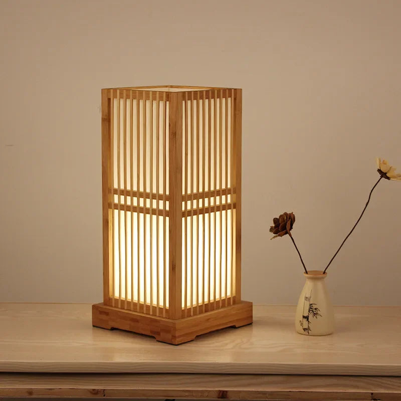 Lampe de Table japonaise Tatami Club Zen