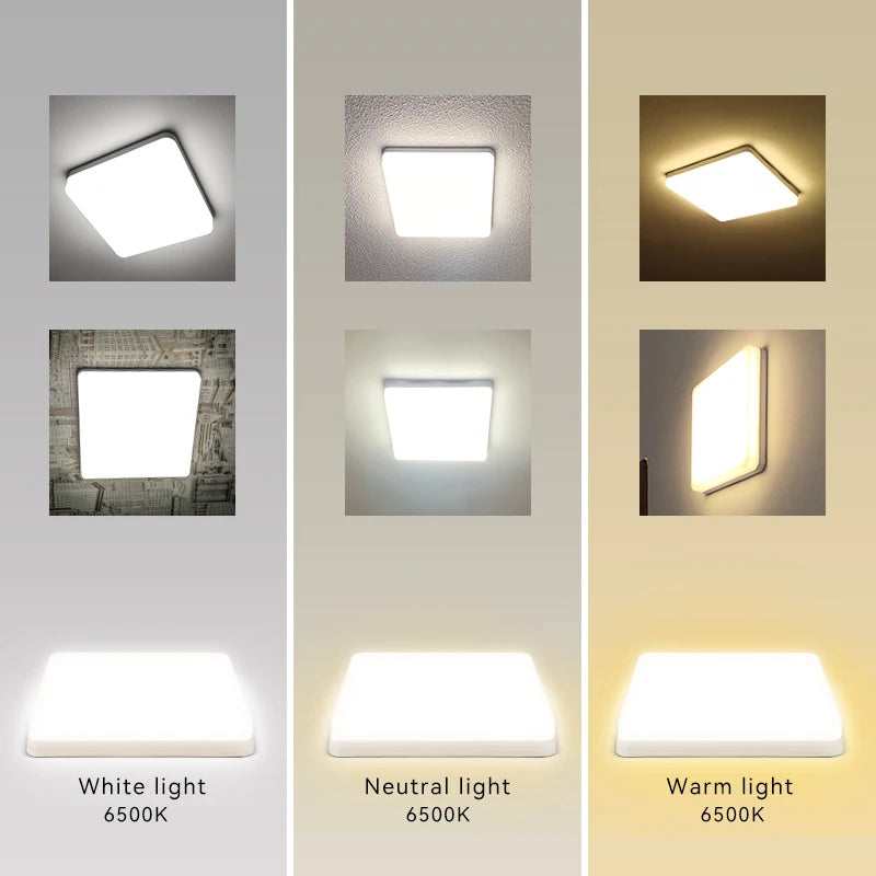 plafonnier à panneau carré led pour éclairage intérieur - vue 3 sur 11