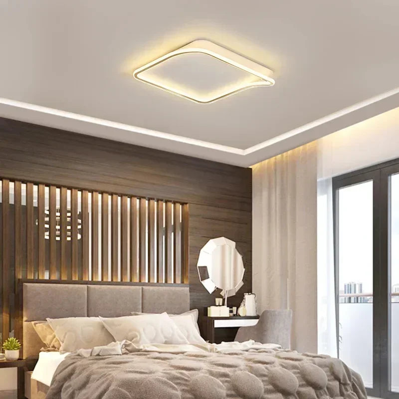 plafonnier moderne à leds pour décoration intérieure élégante et lumineuse - vue 5 sur 12