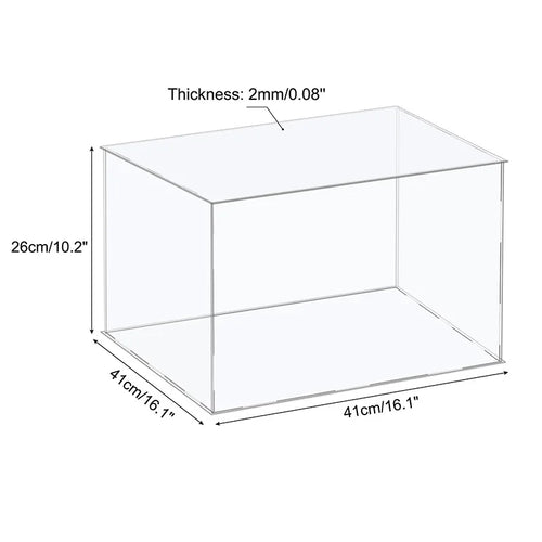 vitrine en acrylique pour objets de collection et organisation