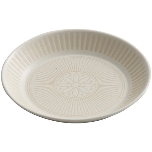 Assiette ceramique japonaise retro relief style artistique