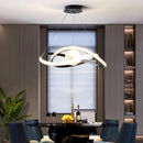 lustre nordique led lune lampe suspendue éclairage intérieur décoratif
