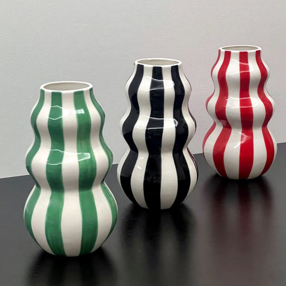 vase en céramique nordique pour décoration et cadeaux