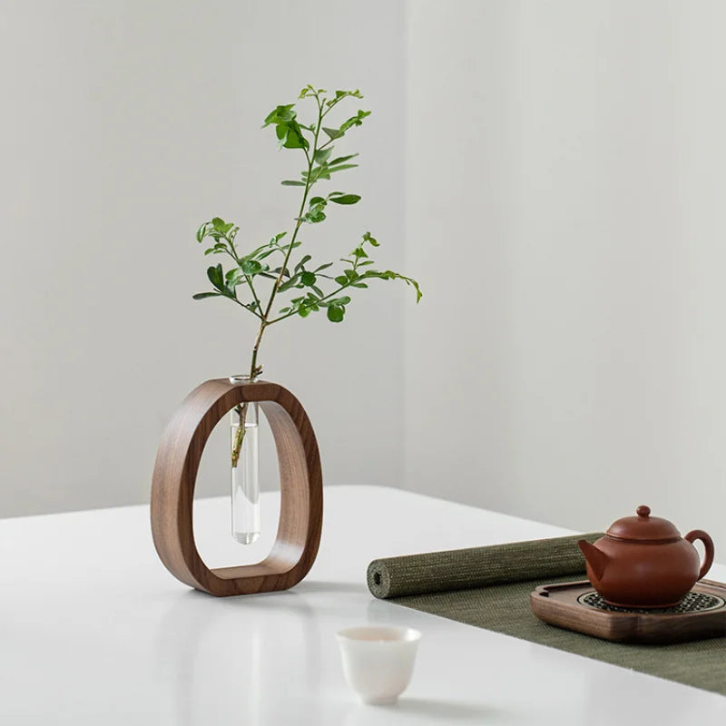 ustensile en bois massif pour arrangement floral créatif et simple - vue 5 sur 7