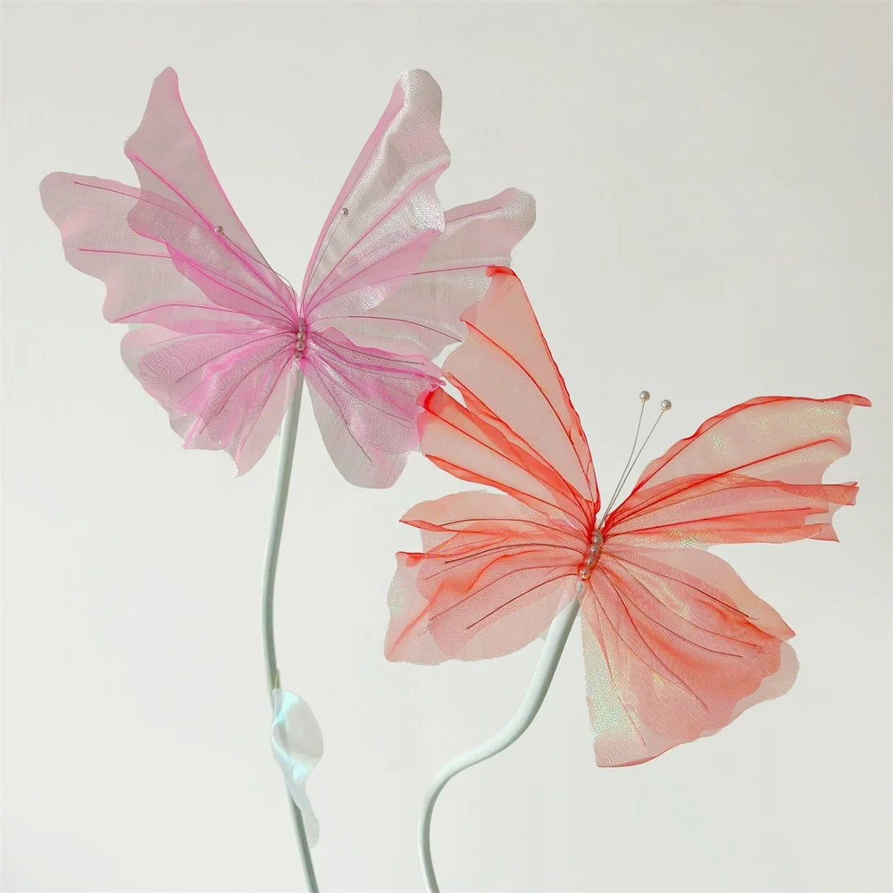 décoration papillons géants pour baby shower mariage anniversaire - vue 4 sur 19
