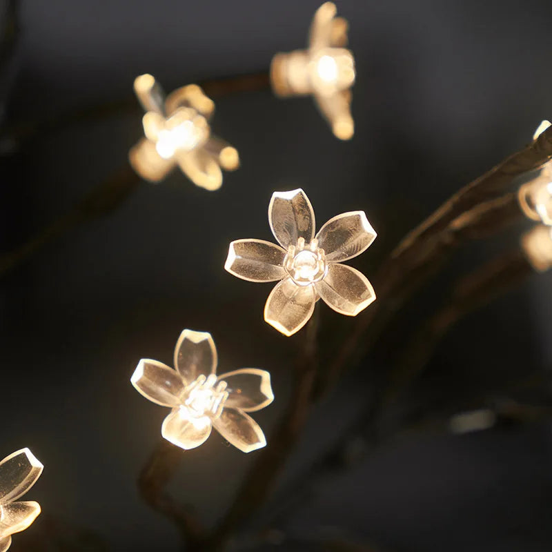 Veilleuses LED Cerisier Fleur Arbre Lampe Bureau Maison Chambre Décor - vue 7 sur 7