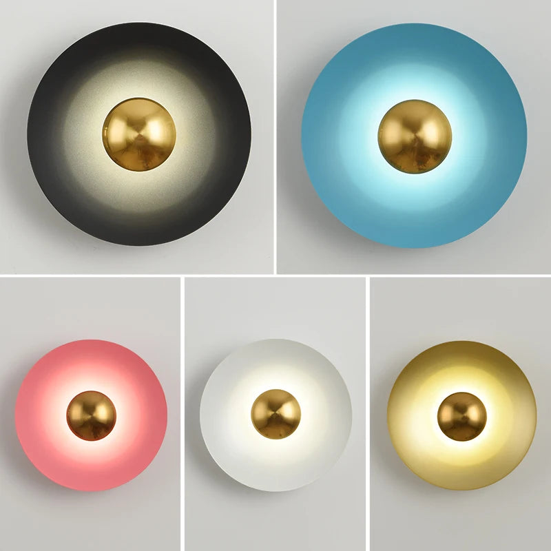 applique murale led en fer au design minimaliste moderne